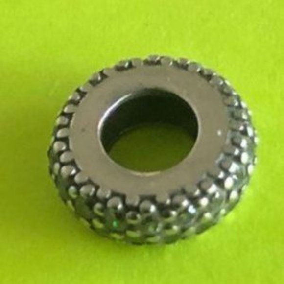 Pandora Dangle W/ Stiletto, Dress, Lipstick, Clear CZ & Enamel - Picture 3 of 4